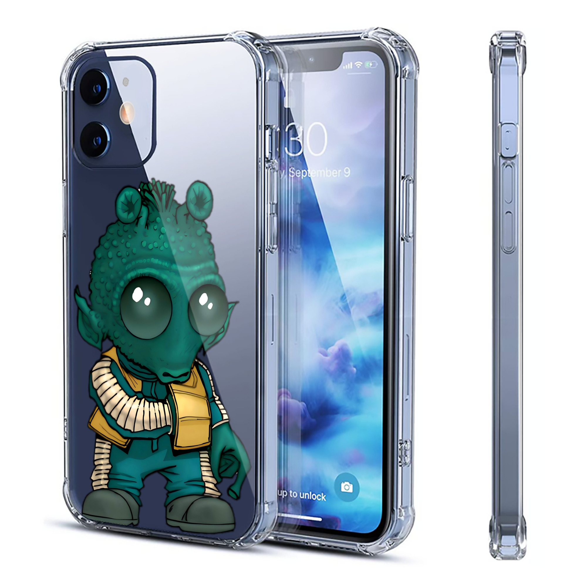 （画像用） スター・ウォーズ Star Wars 【iPhone 12シリーズ対応】透明スマホケース（クリアソフトケース）